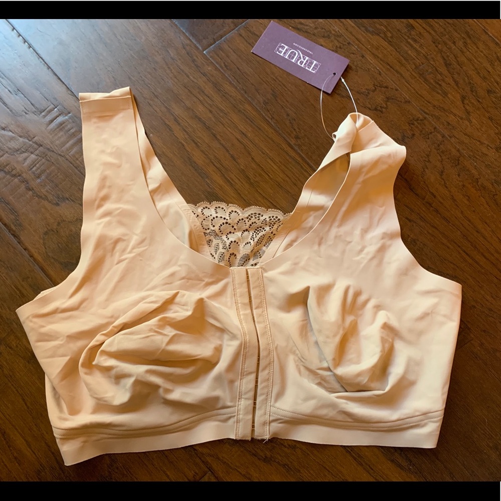 True & Co True Body Lift Front Closure Bra XL